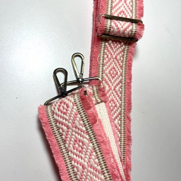 Woven Fringe Soft Crossbody Purse Strap NEW - Picture 1 of 3